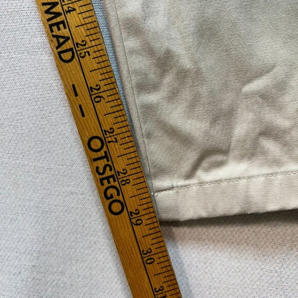 Jos. A. Bank Mens Traveler Tech Slim Fit Chino Pants Flat Front Size 35x30 Beige - Picture 7 of 9